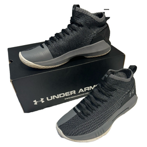 Under Armour Heat Seeker Basketball Sneakers Court Shoes Black Grey Unisex